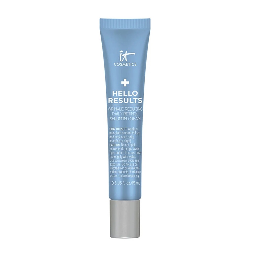 IT Cosmetics Hello Results Wrinkle Reducing Daily Retinol Serum in Cream.